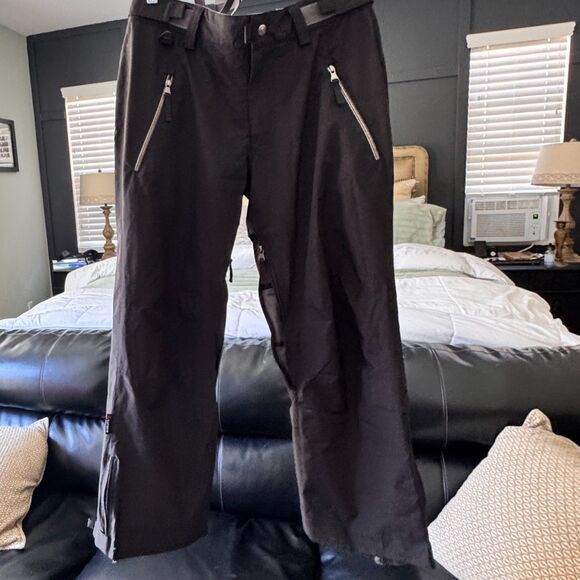 Turbine Black Ski / Snowboard Pants Women’s M – Y2K, GorpCore - Picture 1 of 11